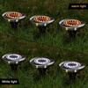 4PCS 8LED Solar Lawn Yard Led Solar Lights Buried Garden Light Waterproof Outdoor PathWay Floor Under Ground Spot Lamp