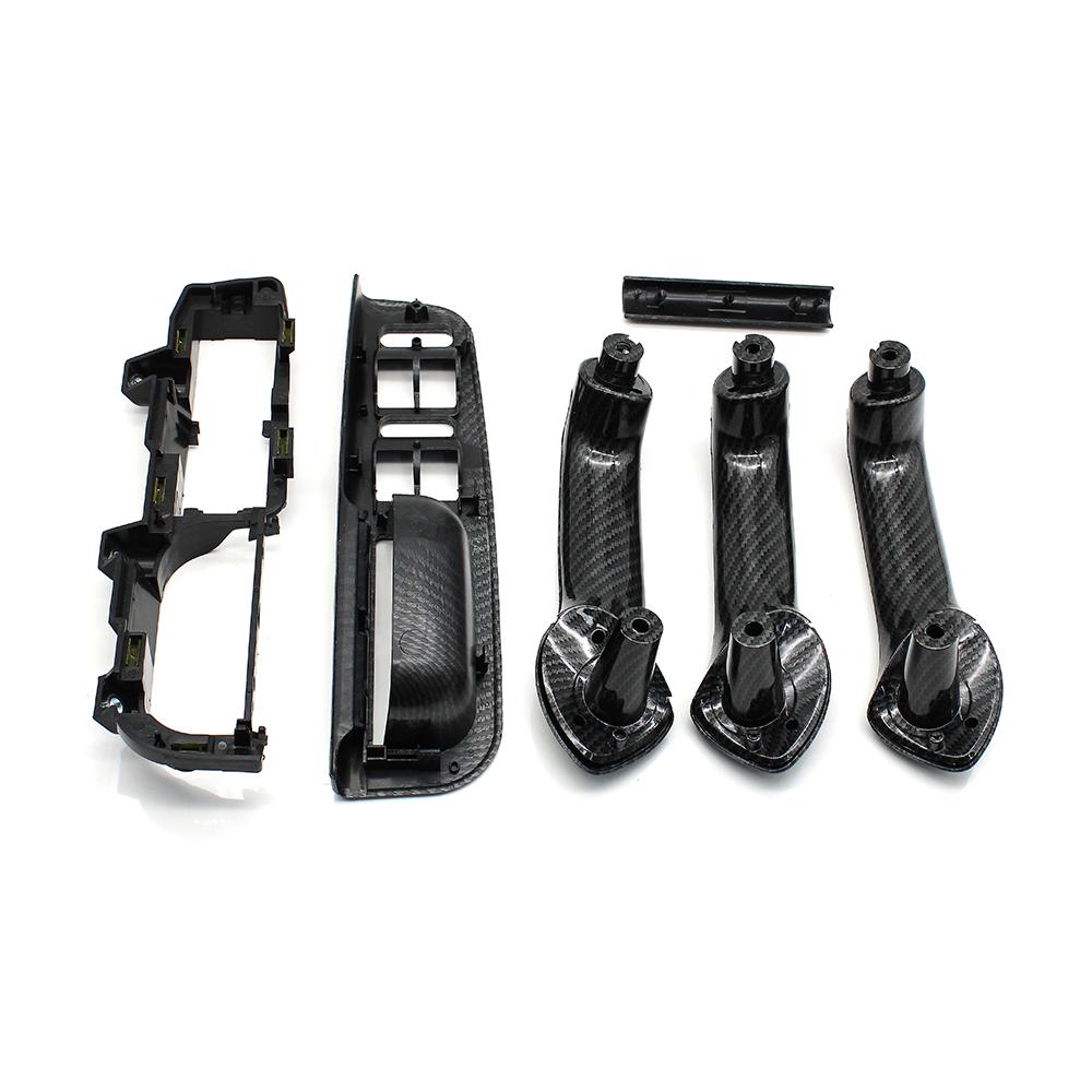 LHD Interior Front Rear Left Right Door Armrest Panel Pull Handle Grab Cover For Volkswagen VW Bora Golf 4 MK4 Jetta 1999-2004