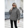 2026 Autumn Winter Plus Size Thermal Cotton Coat, Thick Warm Padded Jacket with Soft Lining, Casual Winter Outerwear for Cold Weather