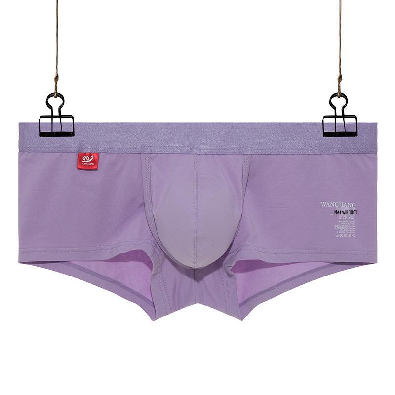 Ανδρικά Βαμβακερά Μποξεράκια Space Capsule - Αναπνέοντα, Με Μέση Ύψους, Μονόχρωμα, Μεγάλα Μεγέθη