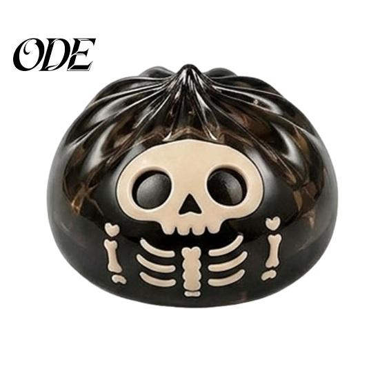 Halloween Party Favors 1/6Pcs Dumpling Stress Relief Toy, Devil Pumpkin Eyeball Skeleton Squeeze Gadget Anxiety Reduction Dough Bun Fidget Toy
