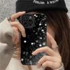 White Star Luxury Fashion Phone Case For Samsung Galaxy S23 S22 S21 FE S24 Plus S25 Ultra A55 A54 5G A16 A33 A34 Silicone Funda