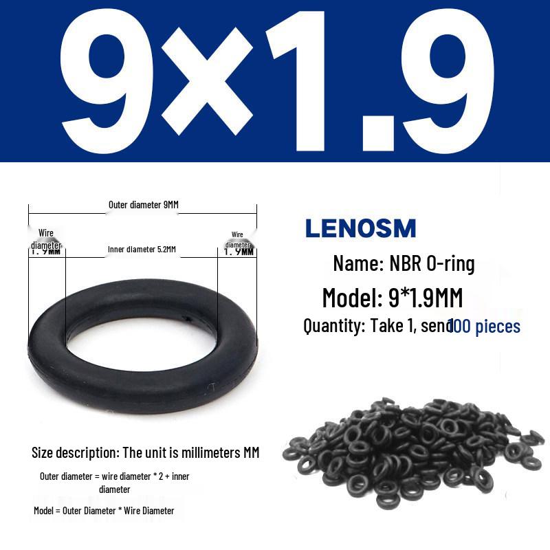High-Pressure NBR Nitrile Rubber O-Ring Seal - Wear & Oil Resistant