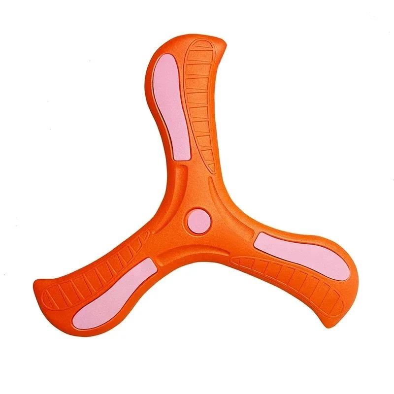 1Pc Summer Outdoor Fun Toys for Ages 3-10 Kids Three-leaf Cross Safe Soft EVA Foam Boomerang Beach Decompression Gift for Childs