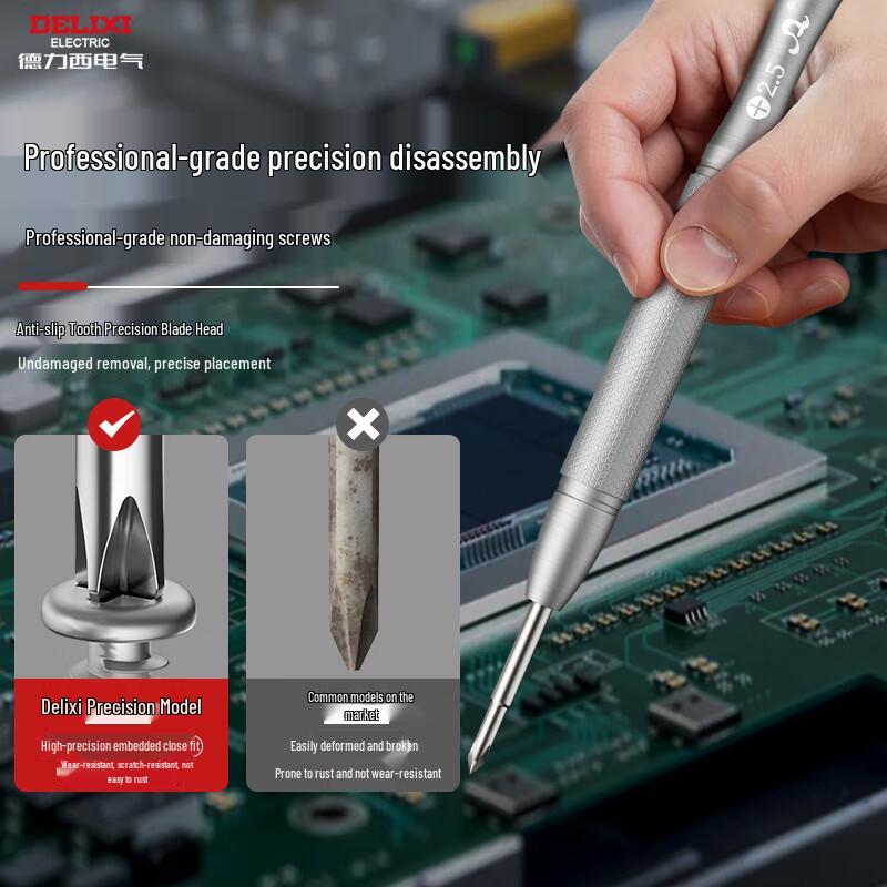 DELIXI ELECTRIC 6-Piece Precision Screwdriver Set