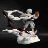 25cm One Piece Anime Figures Battle Scene Monkey D. Luffy Standing Figure Model Doll Ornaments Toys Gifts