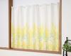 Cafe Water Invisible from for 2655 Mimosa Pattern Width 145 X Length 75 1 Piece Curtain, Repellent, Outside, Bathrooms, Etc. Print, Cm,