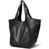 European and American retro simple new simple large bag soft leather large capacity shoulder portable tote women's bag