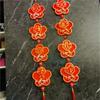 1 pair Hollow New Year Decorations Tassels Couplets Ornaments Hanging Ornament Hanging Vietnamese Red Couplets