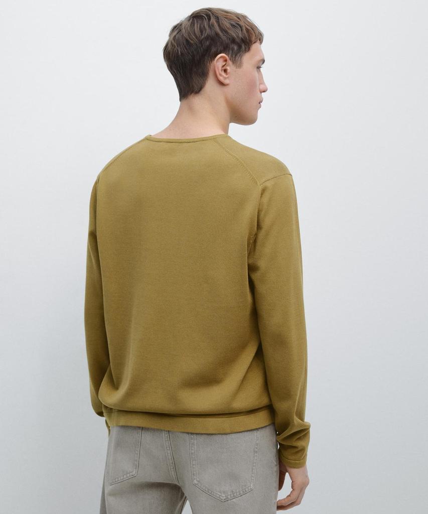 Masimodutti Cotton Round Neck Knit Sweater