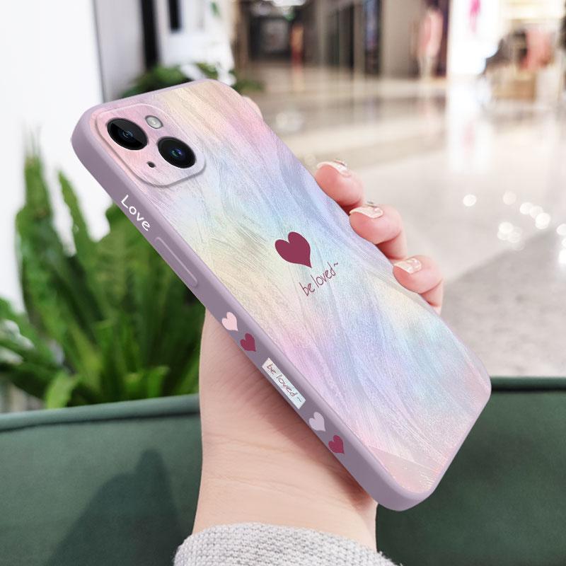 

Streamer Love Phone Case For iPhone 15 14 13 12 11 X XR XS SE2 SE2020 8 7 6 6S Plus Pro Max Mini Silicone Cover iPhone 14 Pro светло-фиолетовый
