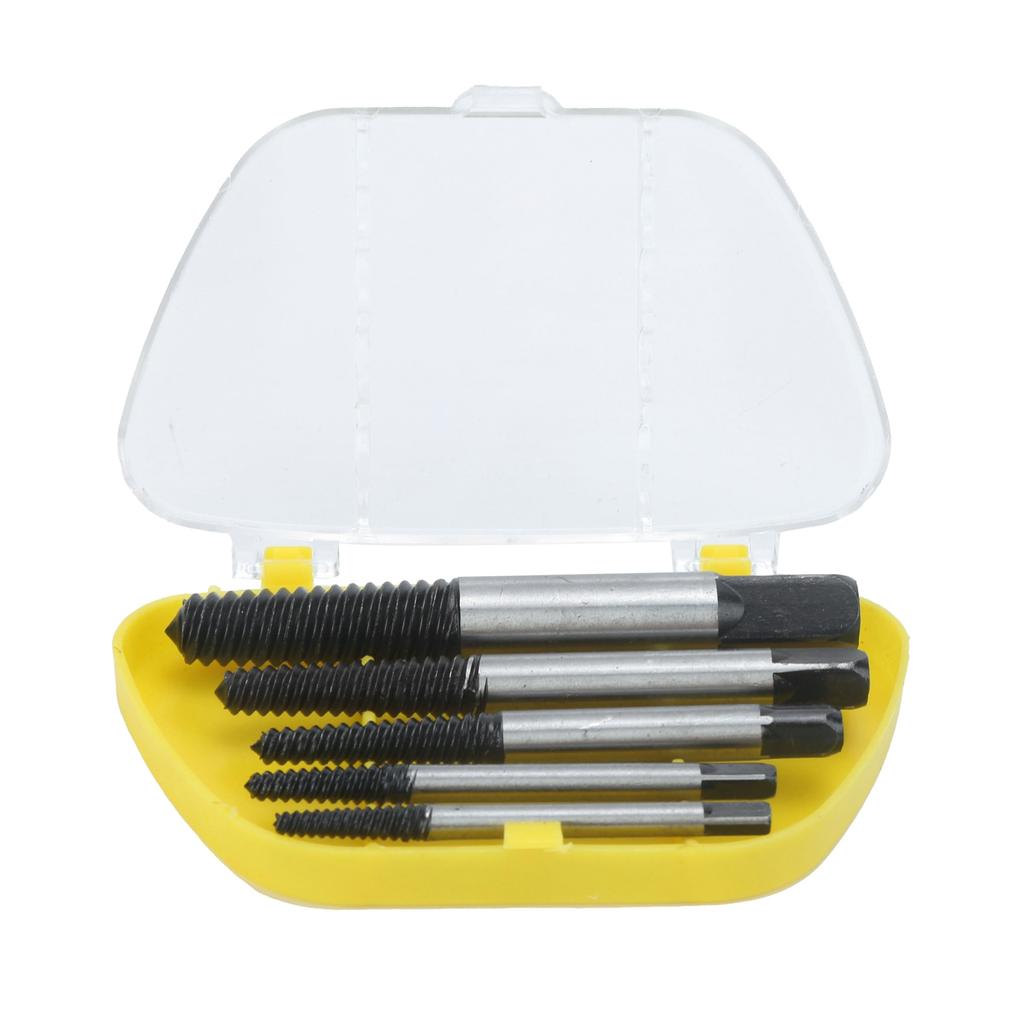5Pcs Damaged Screw Remover Extractor Drill Bits Set for Broken Bolts Stripped Threads