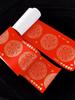 Classic Bookish Fragrance: Red Copperplate Ten Thousand Years Blessings Blank Handwritten Fu and Spring Couplets Set