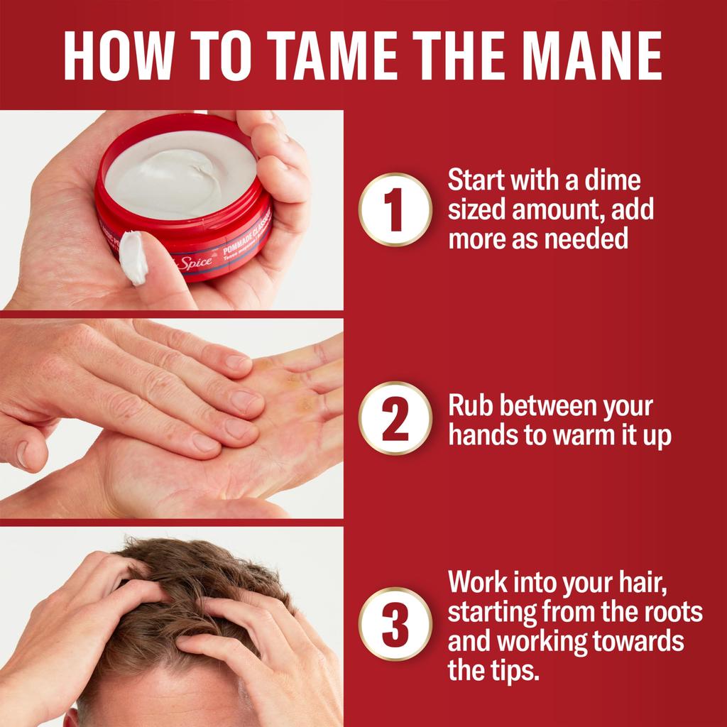 Old Spice Pomade with Beeswax Old Spice Pomade 63g 2.22oz / [Used]