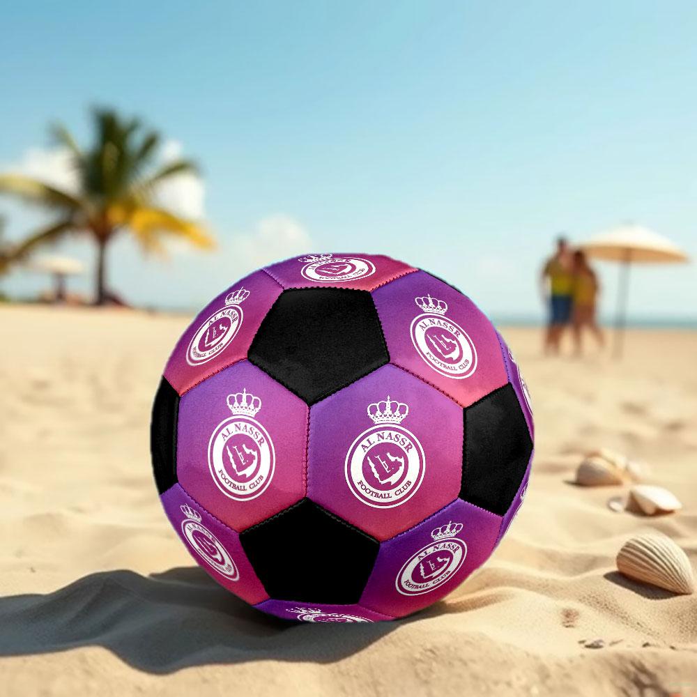 1pc Al-Nassr FC Soccer Ball Size 5 Indoor Soccer Ball Fashion Colorful Backyard Game - Great For Sports Fans Gift HE16