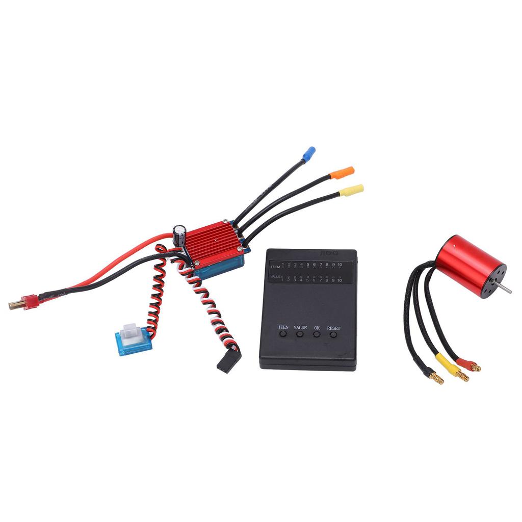 RC Brushless Motor Set High Torsion 2435 4500KV Brushless Motor 25A ESC RC Accessories for 1/16 1/18 RC Car