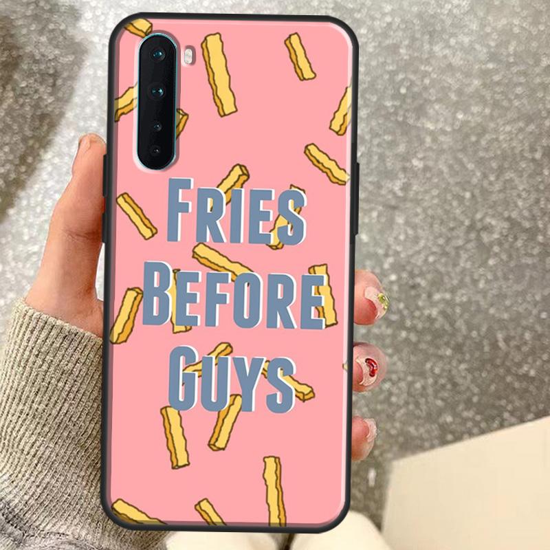 French Fries Before Guys Case For OnePlus 15 13 12 11 10 10R 12R 13R 15R 13T 10T 8T Nord 5 CE 2 3 4 Lite N20 N30 Coque