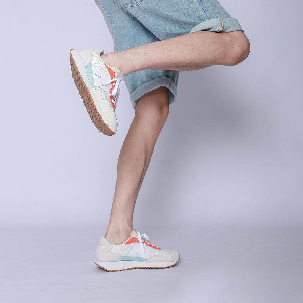 New Balance 237 White Ghost Pepper Sneakers MS237PG