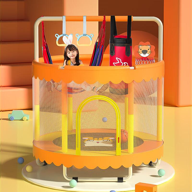 Kids Indoor Trampoline with Safety Net