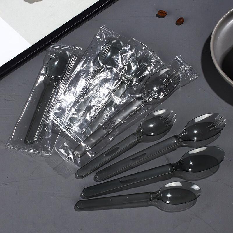 ZISIZ Einzeln verpackter Einweg-Plastiklöffel