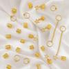 32Pcs Dreadlock Hair Accessories, Hip-hop Style Hair Charms, Star Chain Pendants Hair Beads Rings for Styling Daily Festivals Parties