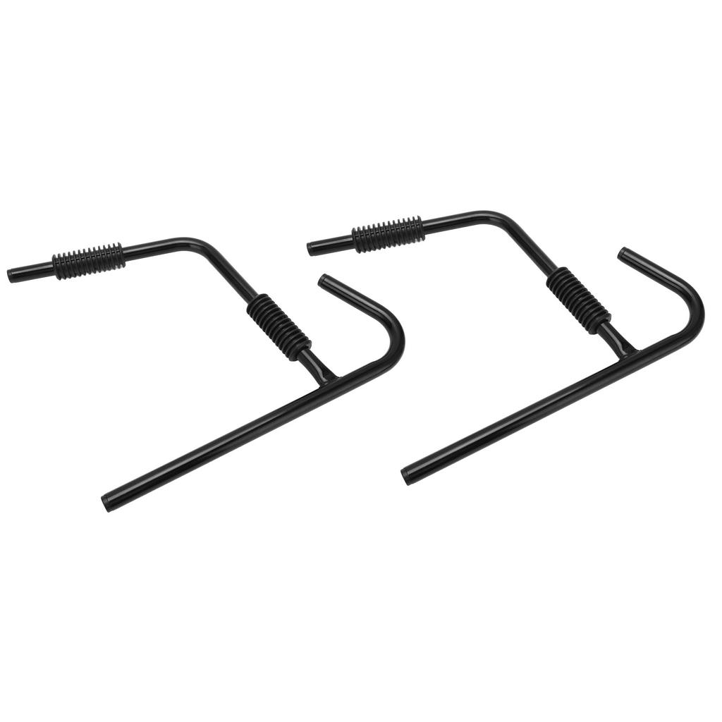 Heavy Duty Kayak Wall Rack Orderly Storage Detachable Black Metal Kayak Wall Mount Storage Rack for Garage Shed