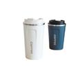 Stainless Steel Insulated Coffee Cup with Smart Temperature Display and Flip Lid