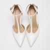 On Feet & In Love: Stylish T-Strap Pointed Toe Stilettos with Comfortable Buckle Closure