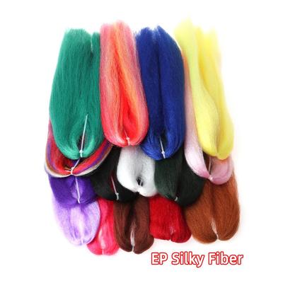 1 Pak Vliegbinden Zachte EP Zijdeachtige Vezel Lang Haar Synthetisch Materiaal voor Minnow Aasvis Streamer Vissen Aas