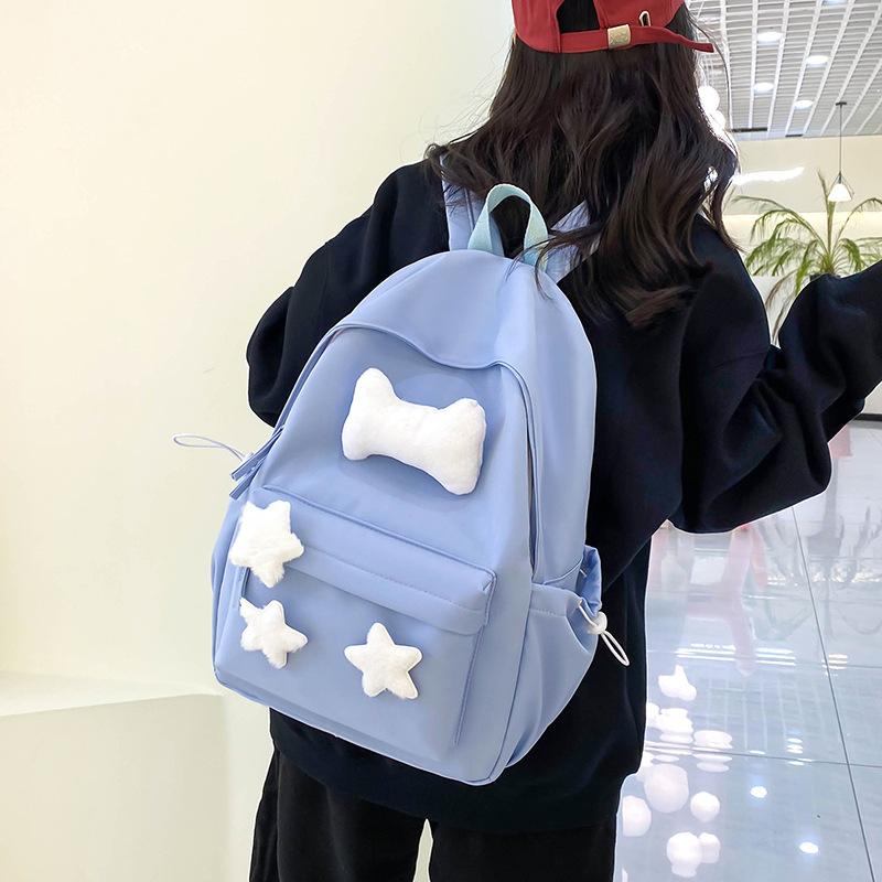 Girls  Junior High School Students College Students  Niche Design  Simple and Versatile Treasure Backpacks  Women