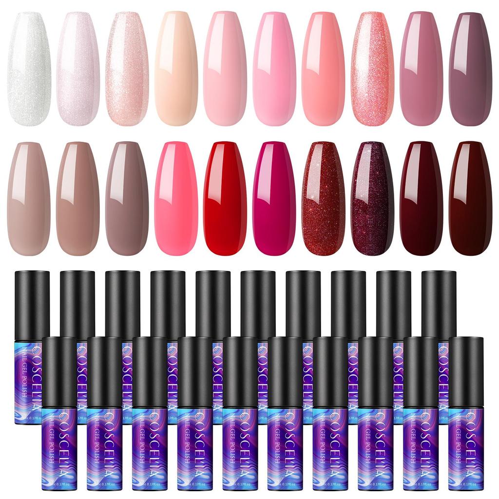 Cumpără COSCELIA 5ML Înmuiați gelul UV 12/15/20 Culori Gel lac de