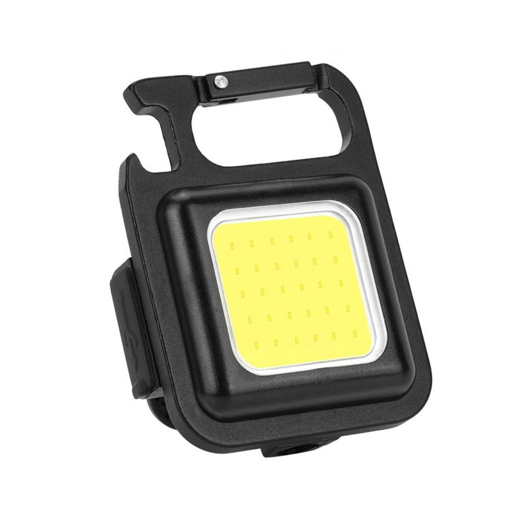 Small COB Flashlight 500Lumens Bright Rechargeable Keychain  Flashlights Portable Pocket Light For Outdoor