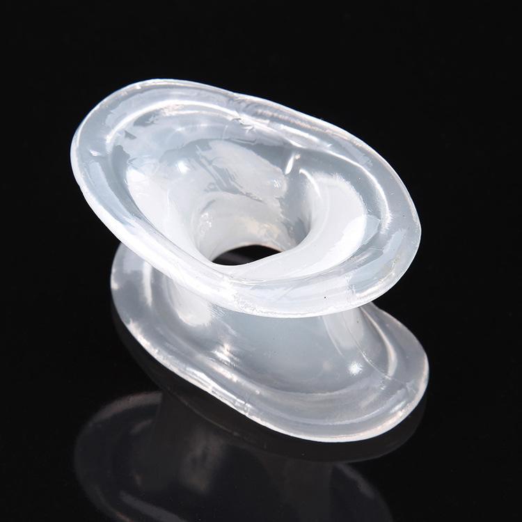 Civière de boule en Silicone pour homme, civière de Scrotum, testicule, BDSM, manchon de retardement, anneaux de pénis