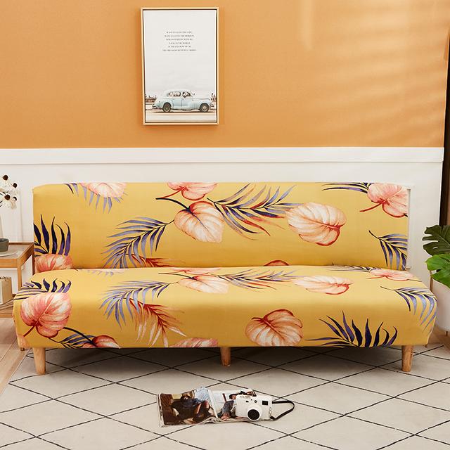 Sofa Bed Cover For Living Space Folding Sofa Covers Elastic Spandex Safe Soft Protector Slipcovers Durable Material