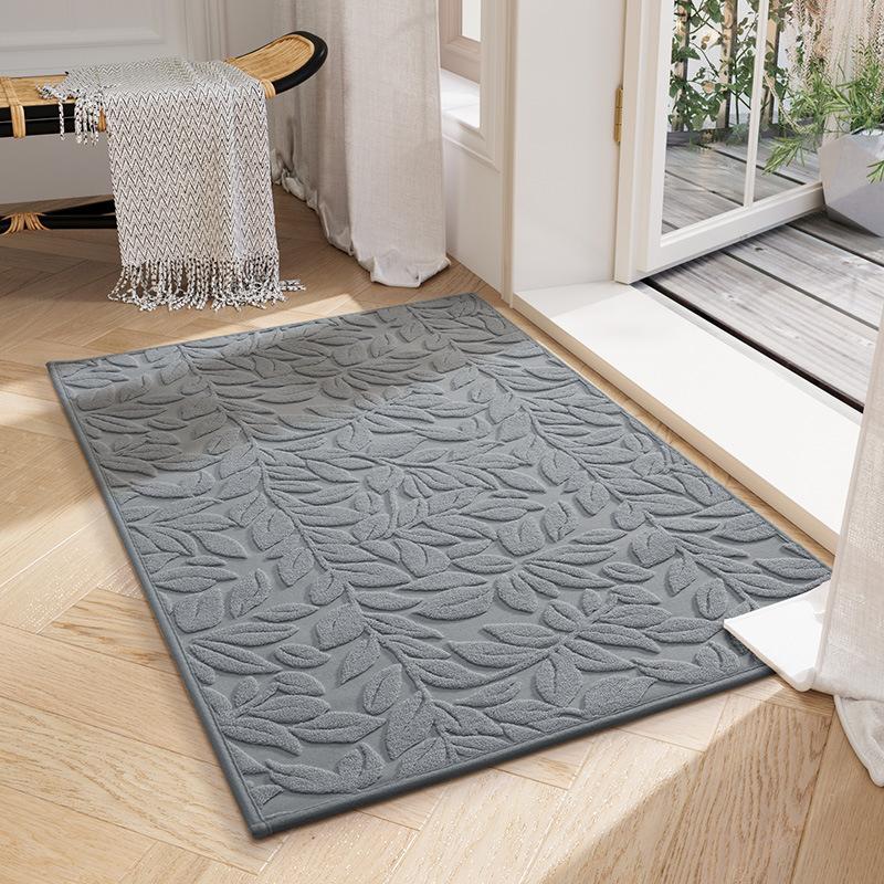 Light Luxury Entry Mat Foot Mat Dust Scraping Sand Entry Home Absorbent Dirt Non-slip Mat Porch Carpet