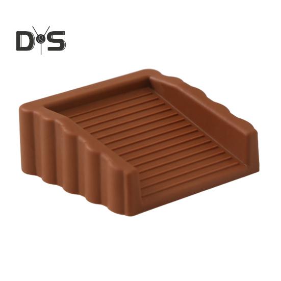 4Pcs Rubber Door Stopper Wedge Wall Protector Heavy Duty Anti-slip Windproof No Drilling Anti-collision Carpet Tile Concrete Wooden Floor Doorstop