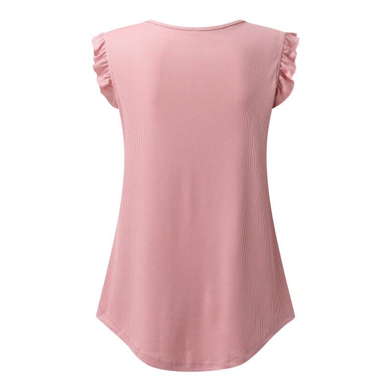 Blusas 2023 Summer Tank Top Fashion Womens Clothes Loose Sexy V-neck Solid Top Women Blouse Solid Sleeveless Camis  25791