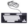 RGB Backlit Gaming Keyboard 87 Keys Compact Keyboard USB Wired Keyboard for PC Laptop Gamers Typist