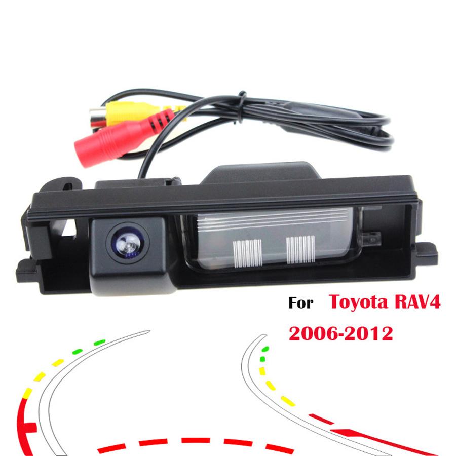 12V Intelligent Dynamic Trajectory Tracks Rear View Camera For Toyota RAV4 06-12