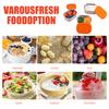 6/3Pcs Stainless Steel Snack Box with Silicone Lid 8oz Fruit Salad Food Container Stackable LeakProof Bento Box Food Storage Box