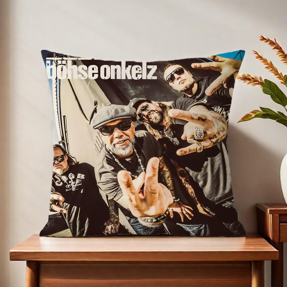 

BBohsee OOnkelzz singer cushion cover For Pillow Printing Sofa Decoration Home Car Room Coffee Shop Office Nordic Simplicity 30x30 cm