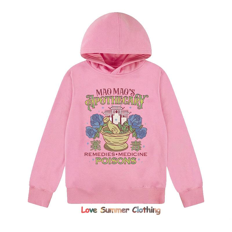 The Apothecary Diaries Hoodie for Girls Age 4-14 HD Print boys Pullover Casual Girls Sweatshirt Fall Many Colors Bulk Discount