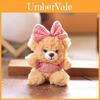 Cute Bear Plush Toy Pendant With Pp Cotton Filling For Backpack Decoration