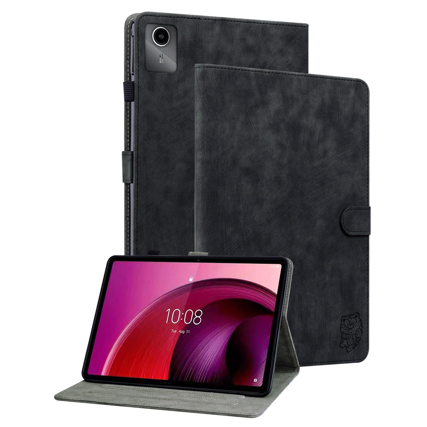 

Для Lenovo Tab M11/Xiaoxin Pad 11 2024 Чехол Слоты для карт Кожаная обложка для планшета Black