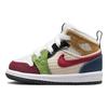 Air Jordan 1 Mid SE TD Messy Room Baby Sneakers Multi-Color White Black DR6959-100