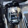 Pugms9 Crystal Gear Shift Head LED Illuminated Logo Car Gear Head for Skoda Octavia Kodiaq Fabia Rapid 3 Karoq Superb VRS Accessories