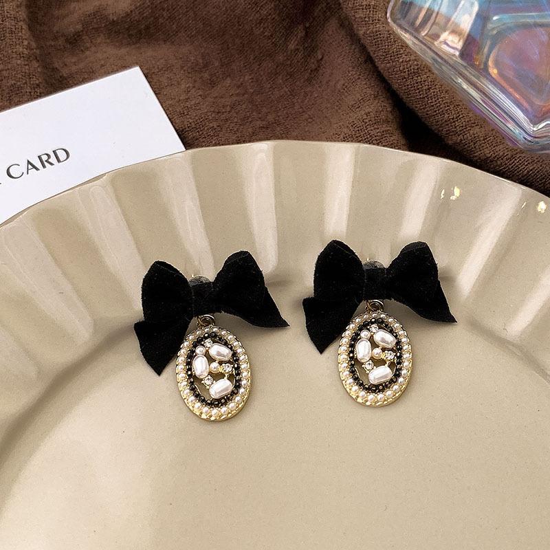 Personalized thousand bird grid love earrings spring and summer new plaid geometric earrings versatile temperament stud earrings women