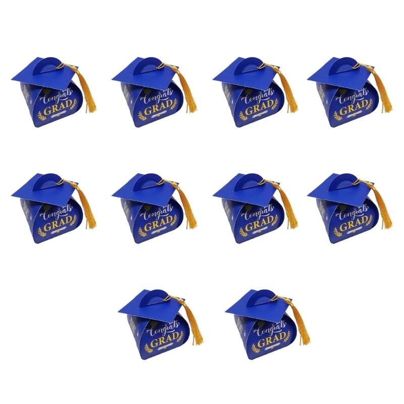 Unique Graduation Present Box Collection Stylish Color Treat Box Table Decoration For Awards And Souvenir