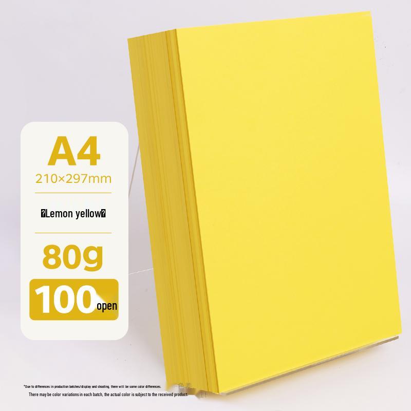 A4 Assorted Color Thickened Origami Paper 80g/120g/150g - Pink, Red, Blue