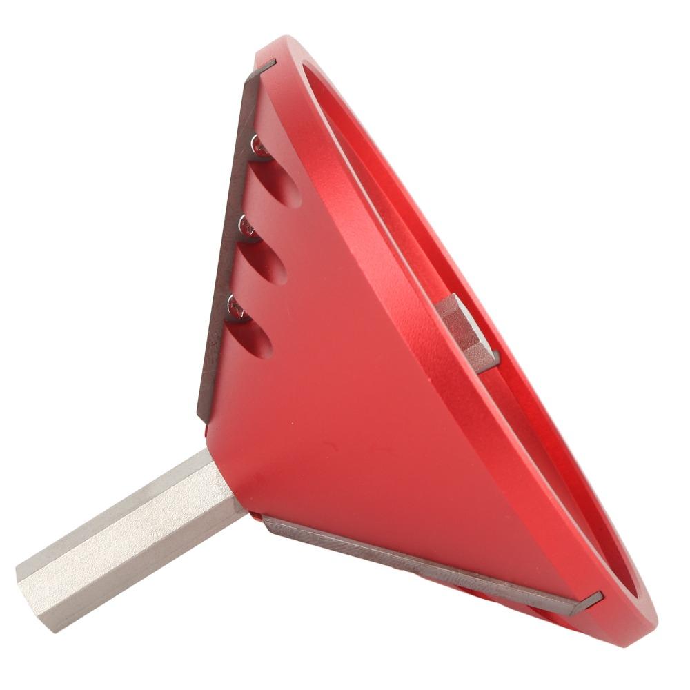 for OD 0.92" to 3.89", ID 0.75" to 3.5" 2 in 1 PVC Deburring Tool Compatible with PVC, CPVC, ABS, PP, PE Pipe PVC Chamfer Tool
